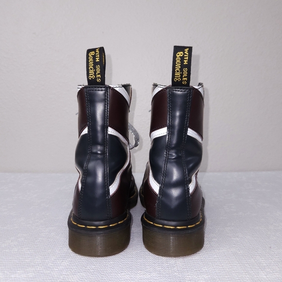 Dr. Martens Pascal Brit Combat Boots Union Jack Flag Women's US 6 - Picture 7 of 10